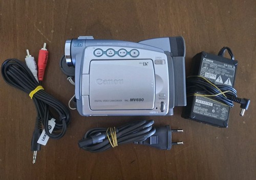 Canon mv690 videocamera minidv - videocamera,